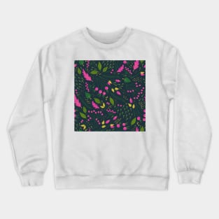 Colorful pattern with autumn plants Crewneck Sweatshirt